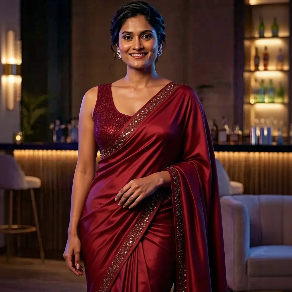 Cocktail Party Saree